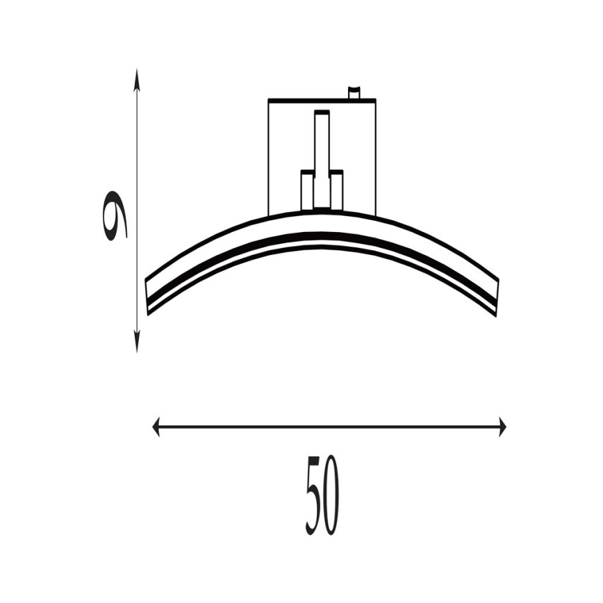 Searchlight - LED Obrazové svietidlo SANTORINI LED/10,88W/230V strieborné
