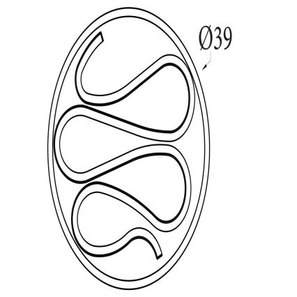 Searchlight - LED stmievateľné stropné svietidlo ZENDISC LED/20W/230V 3000K pr. 39 cm