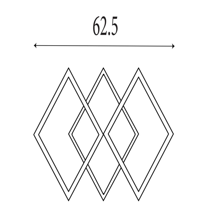 Searchlight - LED Stmievateľné stropné svietidlo FENCE LED/25W/230V