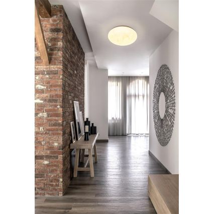 Searchlight - LED stropné svietidlo CLOUDS LED/16W/230V 2700/3200/4000K pr. 30 cm biele