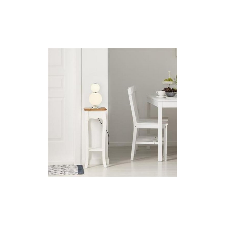 Searchlight - LED Stolná lampa SNOWBALL LED/15W/230V