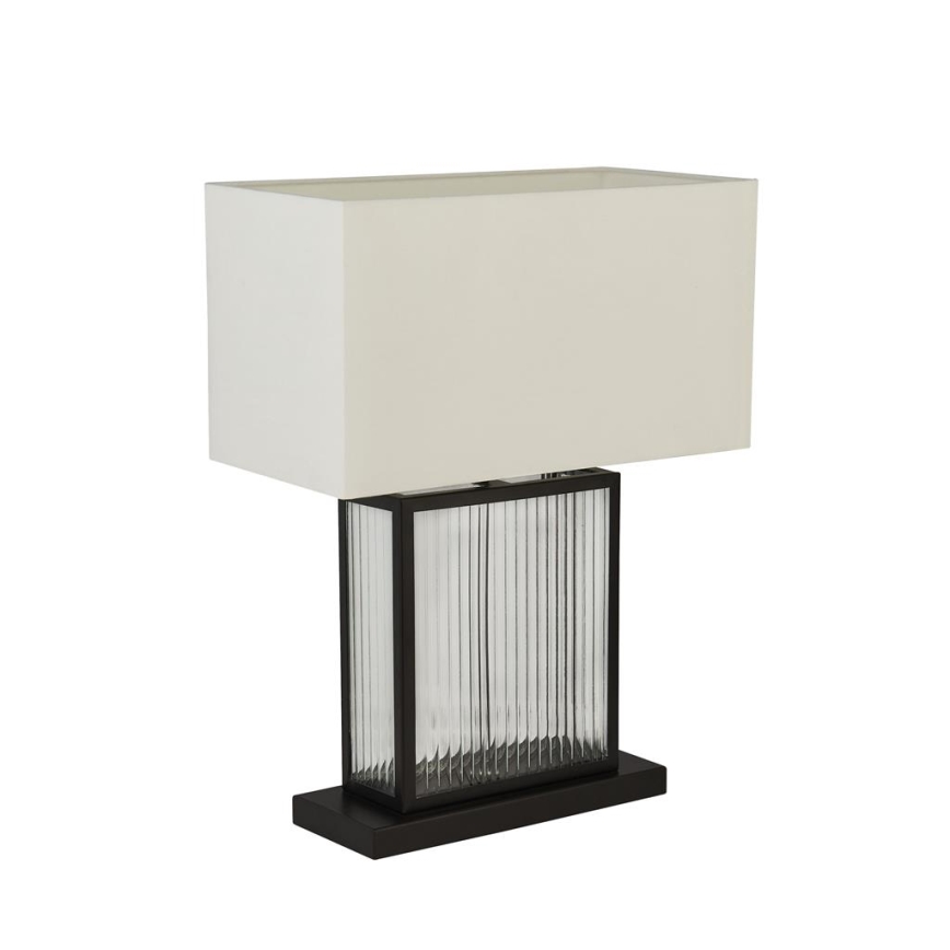 Searchlight - Stolná lampa CLARENDON 1xE27/60W/230V čierna