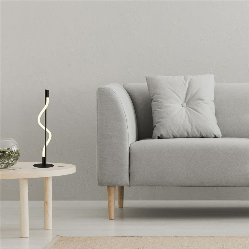 Searchlight - LED Stmievateľná stolná lampa MARILYN LED/8W/230V čierna