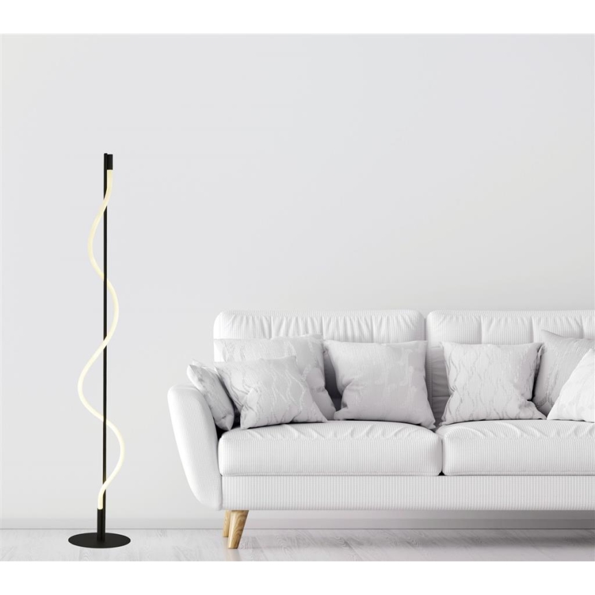 Searchlight - LED Stmievateľná stojacia lampa REMY LED/20W/230V čierna