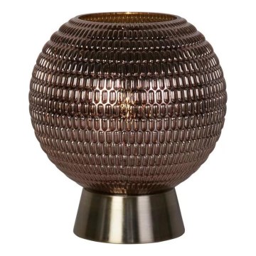 Searchlight - LED stolná lampa MILA LED/0,6W/3xAAA hnedá