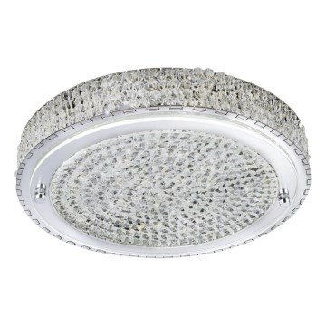 Searchlight - LED Stropné svietidlo FLUSH LED/24W/230V pr. 40 cm chróm