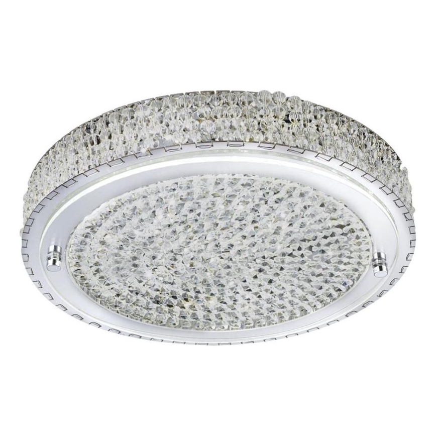 Searchlight - LED Stropné svietidlo FLUSH LED/24W/230V pr. 40 cm chróm