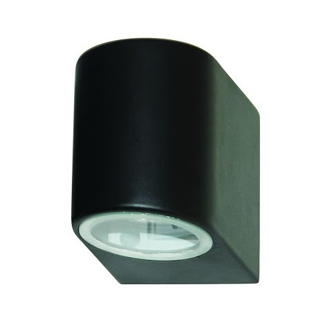 Searchlight - LED Vonkajšie nástenné svietidlo LEDO 1xGU10/3W/230V IP44 čierna