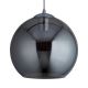 Searchlight - Luster na lanku BALL 1xE27/60W/230V čierna
