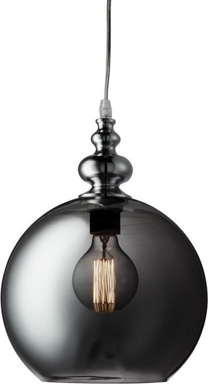 Searchlight - Luster na lanku BALLS 1xE27/60W/230V čierna