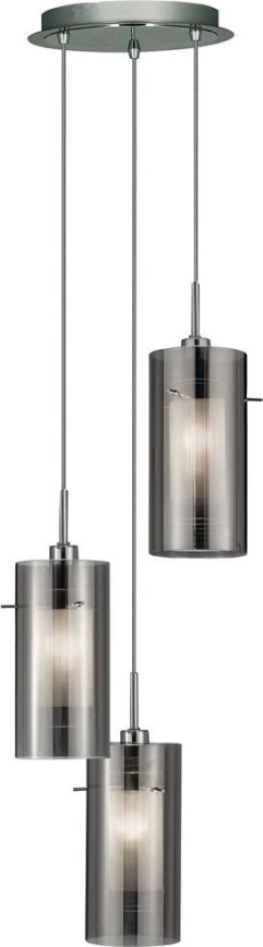 Searchlight - Luster na lanku DUO 3xE14/60W/230V antracit