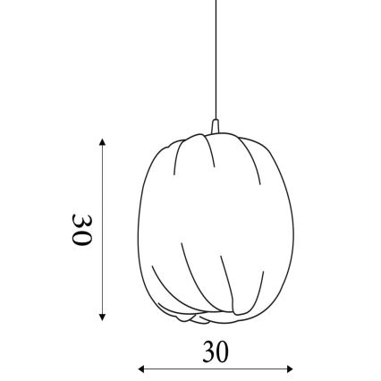 Searchlight - Tienidlo SHADE B22 E14/E27 priemer 30 cm krémové
