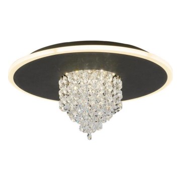 Searchlight - stmievateľné LED stropné svietidlo DELUGE LED/20W/230V priemer 31,5 cm čierne