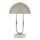Searchlight - Stolná lampa DOME 1xG9/7W/230V strieborná