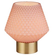 Searchlight - Stolná lampa LAMP 1xE27/7W/230V ružová