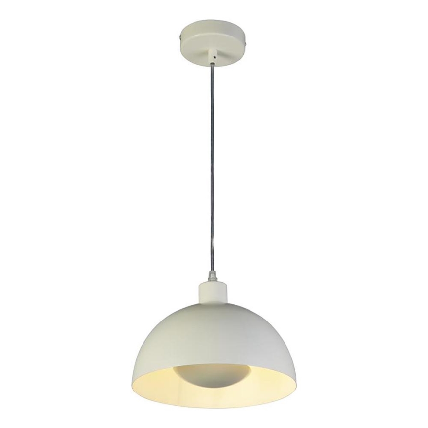 Searchlight - Závesný luster MARS na lanku, 1xE27/60W/230V, priemer 40 cm, krémová