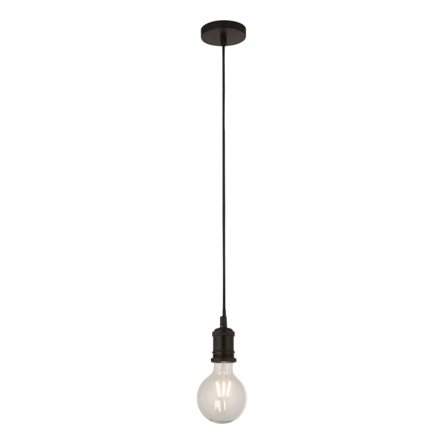 Searchlight - Závesný luster na lane SUSPENSION 1xE27/60W/230V čierna