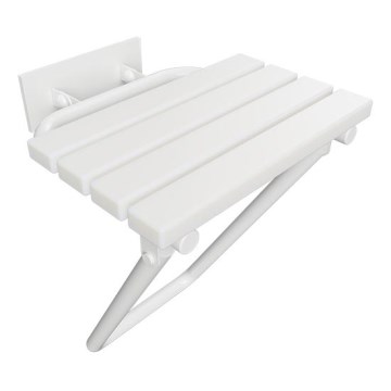 Sedátko do sprchy 44x46 cm biele