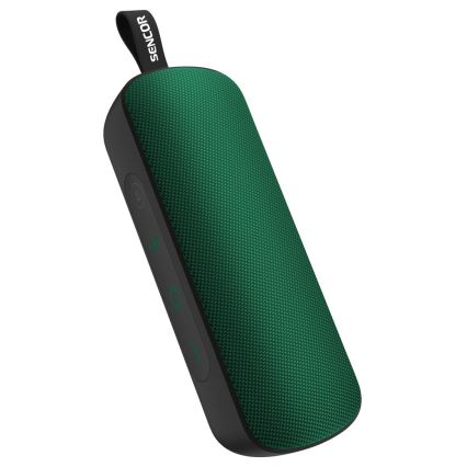 Sencor - Bezdrôtový reproduktor 10W 2000 mAh IPX7 zelená