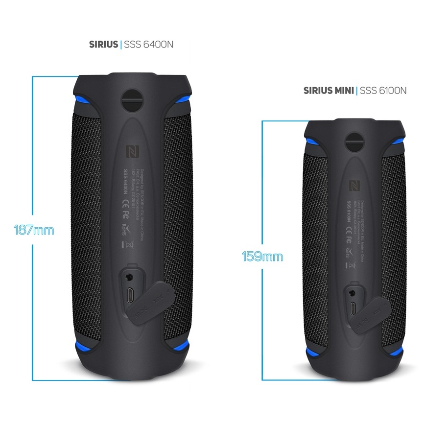 Sencor - Bezdrôtový reproduktor 16W 2500 mAh IPX6