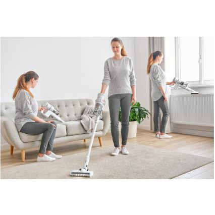 Sencor - Bezdrôtový tyčový vysávač 2v1 250W/2200 mAh biela