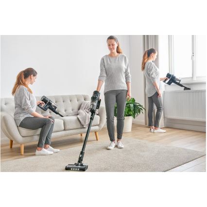 Sencor - Bezdrôtový tyčový vysávač 2v1 250W/2200 mAh čierna