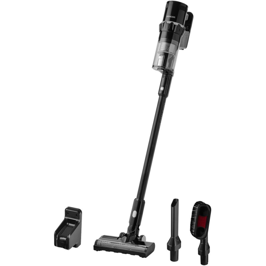 Sencor - Bezdrôtový tyčový vysávač 2v1 250W/2200 mAh čierna