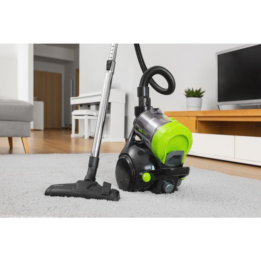 Sencor - Bezvreckový vysávač 2 l 700W/230V čierna/zelená