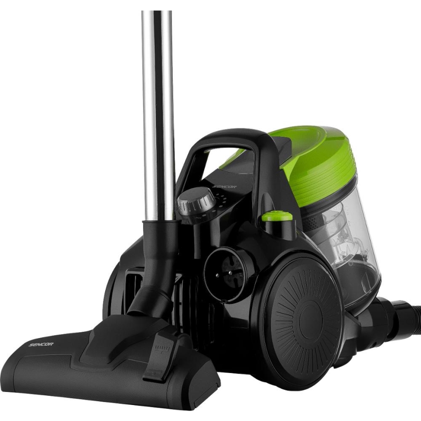 Sencor - Bezvreckový vysávač 2 l 700W/230V čierna/zelená