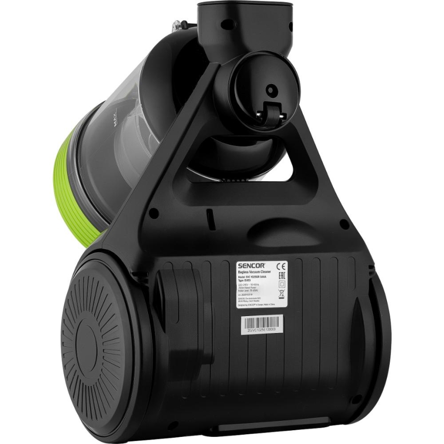 Sencor - Bezvreckový vysávač 2 l 700W/230V čierna/zelená
