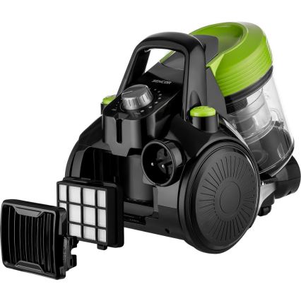 Sencor - Bezvreckový vysávač 2 l 700W/230V čierna/zelená