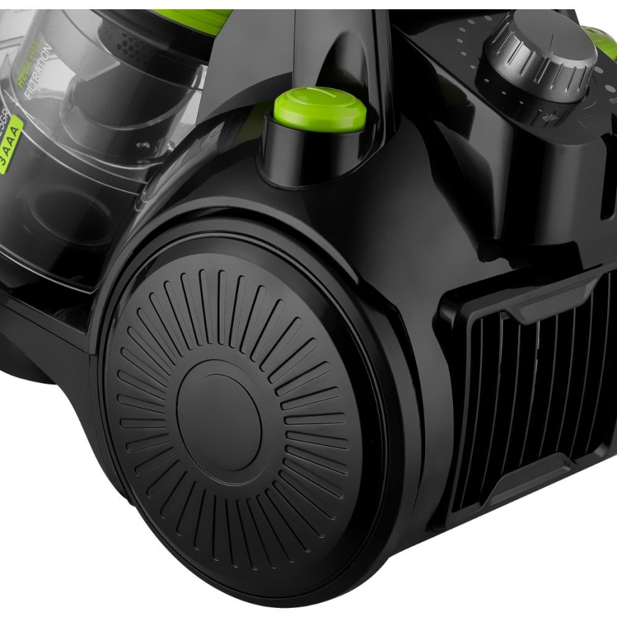Sencor - Bezvreckový vysávač 2 l 700W/230V čierna/zelená