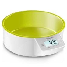 Sencor - Digitálna kuchynská váha 2xAAA biela/zelená