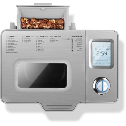 Sencor - Domáca pekáreň na chlieb 550W/230V matný chróm