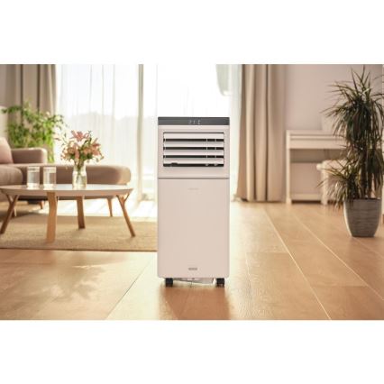 Sencor - Inteligentná mobilná klimatizácia 3 v 1 vrátane kompletného príslušenstva 1020 W/230 V 10 000 BTU Wi‑Fi, biela, s diaľkovým ovládaním