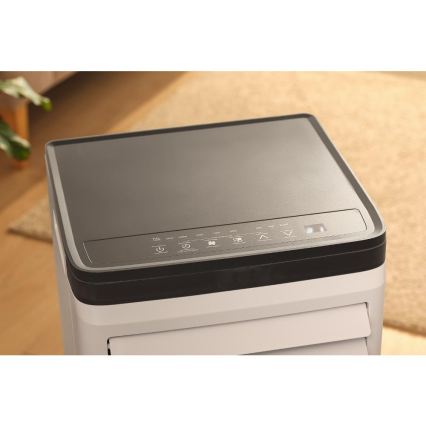 Sencor - Inteligentná mobilná klimatizácia 3 v 1 vrátane kompletného príslušenstva 760W/230V 7000 BTU Wi‑Fi biela + diaľkové ovládanie