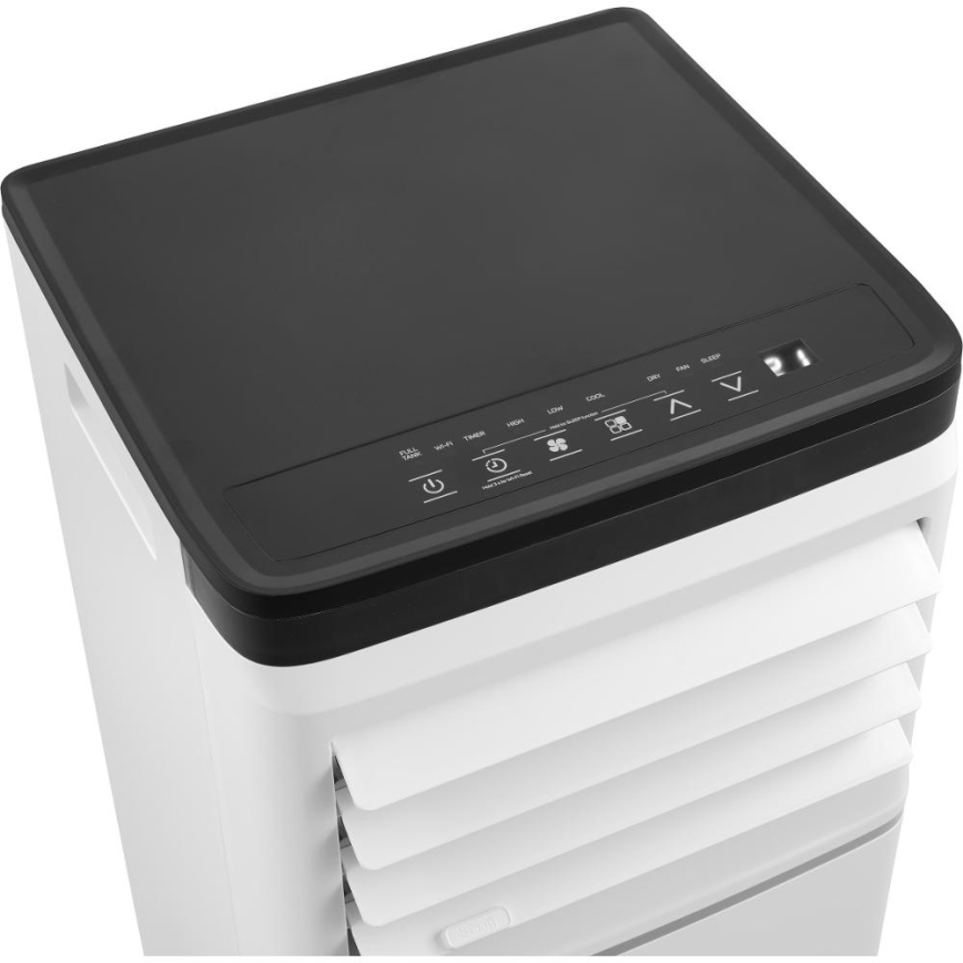 Sencor - Inteligentná mobilná klimatizácia 3 v 1 vrátane kompletného príslušenstva 760W/230V 7000 BTU Wi‑Fi biela + diaľkové ovládanie