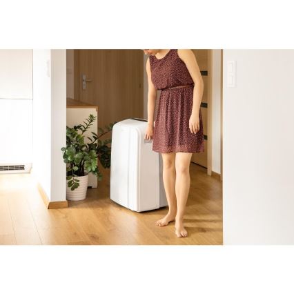 Sencor - Inteligentná mobilná klimatizácia 3v1 vrátane kompletného príslušenstva 1450W/230V 12000 BTU Wi-Fi biela + diaľkové ovládanie