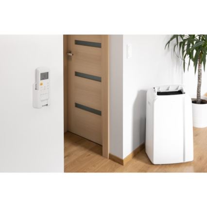 Sencor - Inteligentná mobilná klimatizácia 3v1 vrátane kompletného príslušenstva 1450W/230V 12000 BTU Wi-Fi biela + diaľkové ovládanie