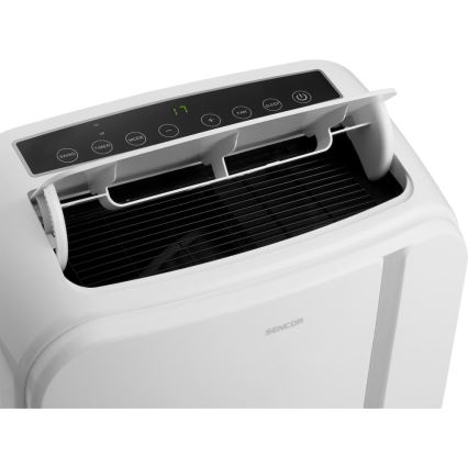 Sencor - Inteligentná mobilná klimatizácia 3v1 vrátane kompletného príslušenstva 1450W/230V 12000 BTU Wi-Fi biela + diaľkové ovládanie