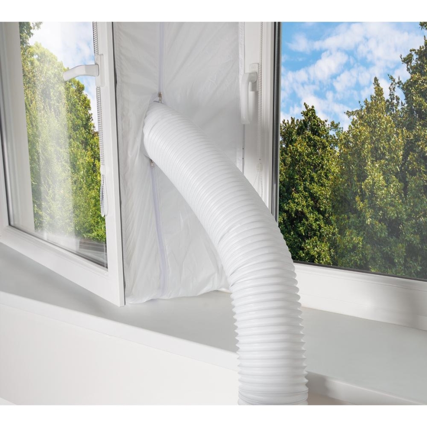 Sencor - Inteligentná mobilná klimatizácia 3v1 vrátane kompletného príslušenstva 1450W/230V 12000 BTU Wi-Fi čierna + diaľkové ovládanie