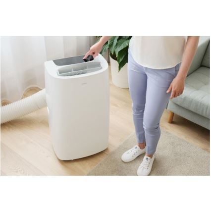 Sencor - Inteligentná mobilná klimatizácia 3v1 vrátane kompletného príslušenstva 1700W/230V 16000 BTU Wi-Fi + diaľkové ovládanie