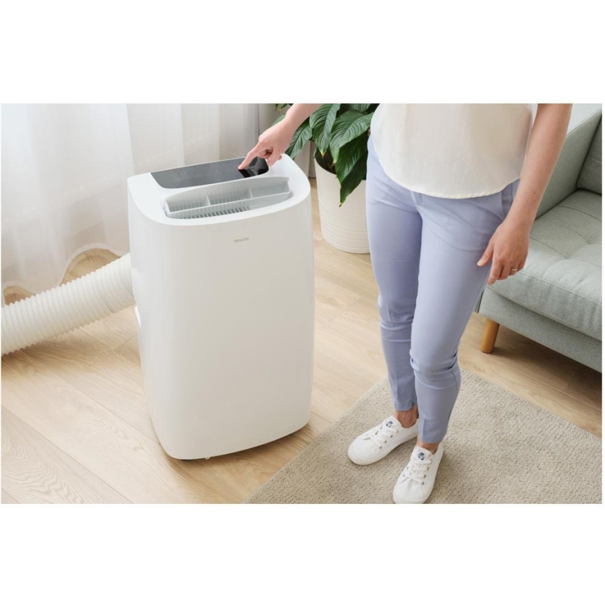 Sencor - Inteligentná mobilná klimatizácia 3v1 vrátane kompletného príslušenstva 1700W/230V 16000 BTU Wi-Fi + diaľkové ovládanie
