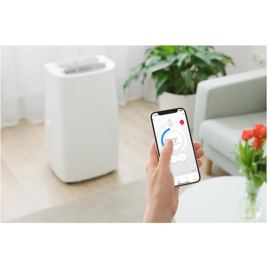 Sencor - Inteligentná mobilná klimatizácia 3v1 vrátane kompletného príslušenstva 1700W/230V 16000 BTU Wi-Fi + diaľkové ovládanie