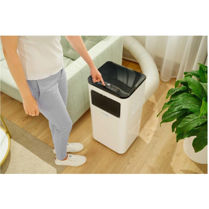 Sencor - Inteligentná mobilná klimatizácia 3v1 vrátane kompletného príslušenstva 805W/230V 8000 BTU Wi-Fi + diaľkové ovládanie