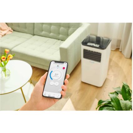 Sencor - Inteligentná mobilná klimatizácia 3v1 vrátane kompletného príslušenstva 805W/230V 8000 BTU Wi-Fi + diaľkové ovládanie