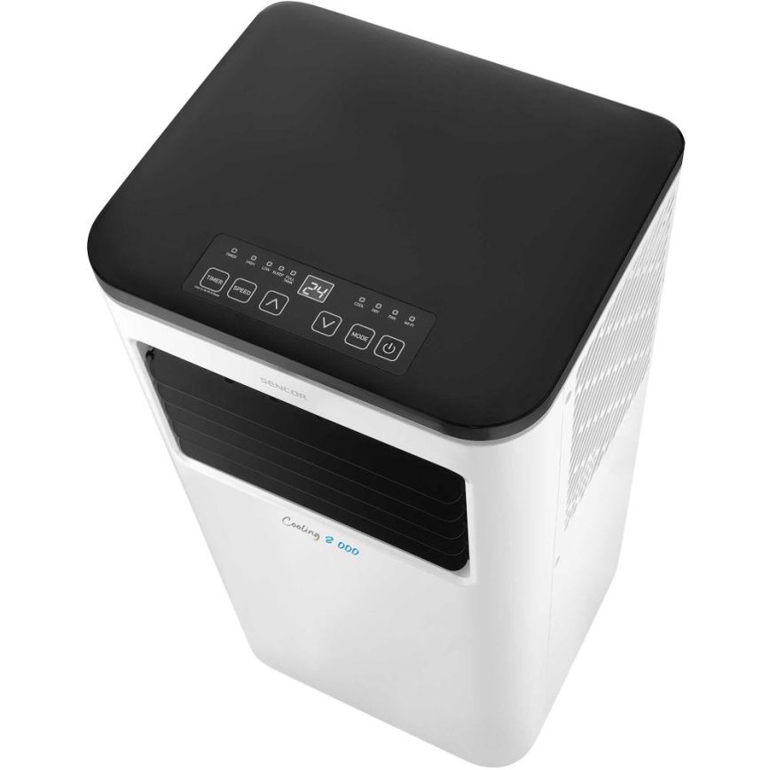 Sencor - Inteligentná mobilná klimatizácia 3v1 vrátane kompletného príslušenstva 805W/230V 8000 BTU Wi-Fi + diaľkové ovládanie