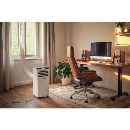 Sencor - Inteligentná mobilná klimatizácia 3v1 vrátane kompletného príslušenstva 815W/230V 8000 BTU Wi-Fi biela + diaľkové ovládanie
