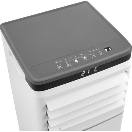 Sencor - Inteligentná mobilná klimatizácia 3v1 vrátane kompletného príslušenstva 815W/230V 8000 BTU Wi-Fi biela + diaľkové ovládanie