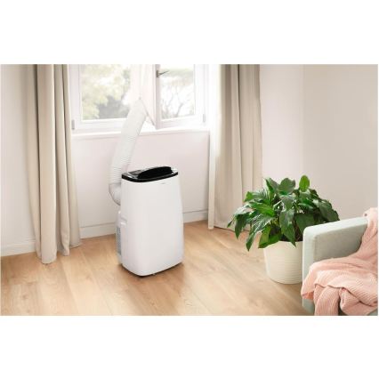 Sencor - Inteligentná mobilná klimatizácia 4 v 1 vrátane kompletného príslušenstva 1700 W/230 V 12 000 BTU Wi-Fi biela + diaľkové ovládanie